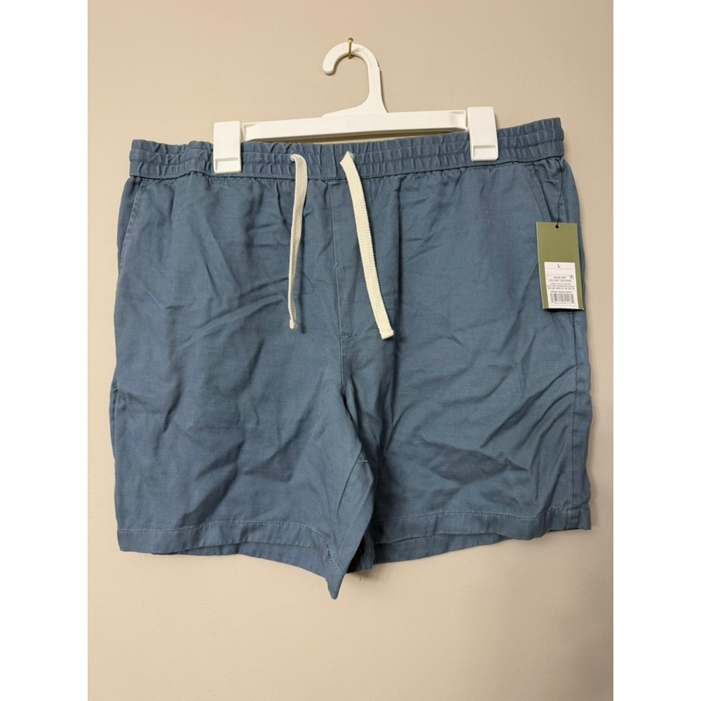 Goodfellow & Co Vintage Pull-On Shorts Mens L Blue 7" Inseam NWT